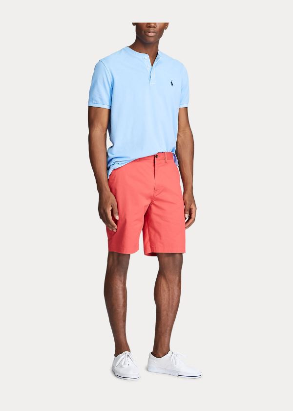 Henley Polo Ralph Lauren Featherweight Mesh Homem 43786-DMTC